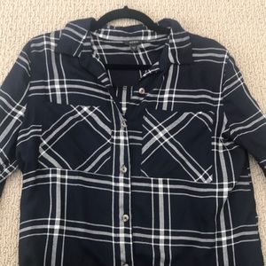 Plaid long sleeve shirt